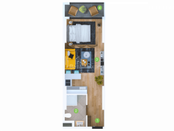 Квартира 33.5 м² - Шерифа Хімшіашвілі, Батумі, Грузія