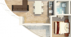 Квартира 2-комн 57.9 м² - Мезгваурта, Чакві