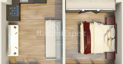 Квартира 1-комн 49.6 м² - Мезгваурта, Чакві