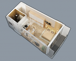 Квартира 34.8 м² - Леха і Марії Качинських, Батумі, Грузія