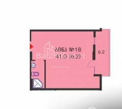 Квартира 41 м² - Юр'ївська, Батумі, Грузія