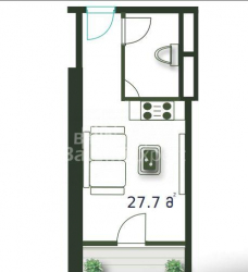 Квартира 28 м² - Шерифа Хімшіашвілі, Батумі, Грузія
