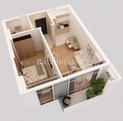 Квартира 27 м² - Давида Агмашенеблі, Батумі, Грузія
