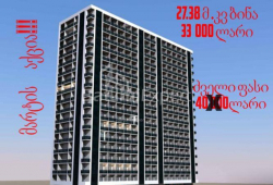 Квартира 27 м² - Давида Агмашенеблі, Батумі, Грузія