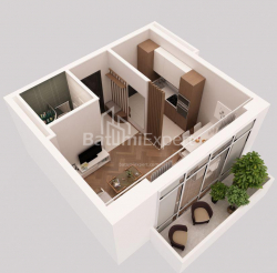 Квартира 27 м² - Давида Агмашенеблі, Батумі, Грузія