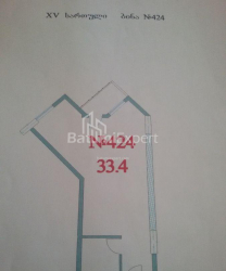 Квартира 33 м² - Зураба Горгiладзе, Батумі, Грузія