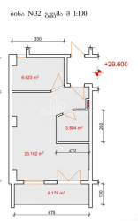 Квартира 1-комн 41 м² - Олександра Грибоєдова, Батумі