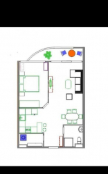 Квартира 2-комн 60 м² - Іване Джавахишвілі, Батумі