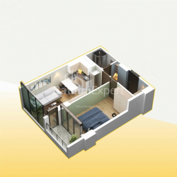 Об'єкт, що будується 51.8 м² - Хайдара Абашидзе, Батумі, Грузія