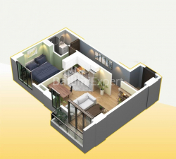 Об'єкт, що будується 3-комн 55.4 м² - Хайдара Абашидзе, Батумі