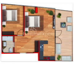 Квартира 90 м² - Леха і Марії Качинських, Батумі, Грузія
