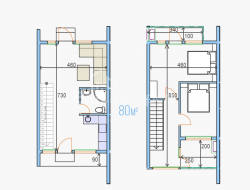 Приватний будинок 3-комн 80 м² - Шоссе аеропорта, Батумі