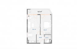 Квартира 2-комн 58.8 м² - Хайдара Абашидзе, Батумі