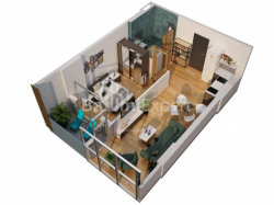 Квартира 2-комн 47 м² - Жиулі Шартава, Батумі